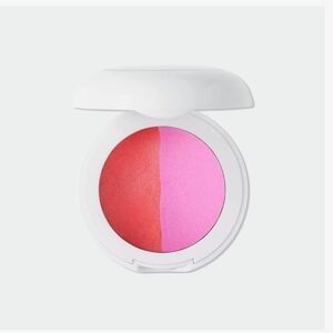 Dual-Tone Blush Compact - Red and Pink